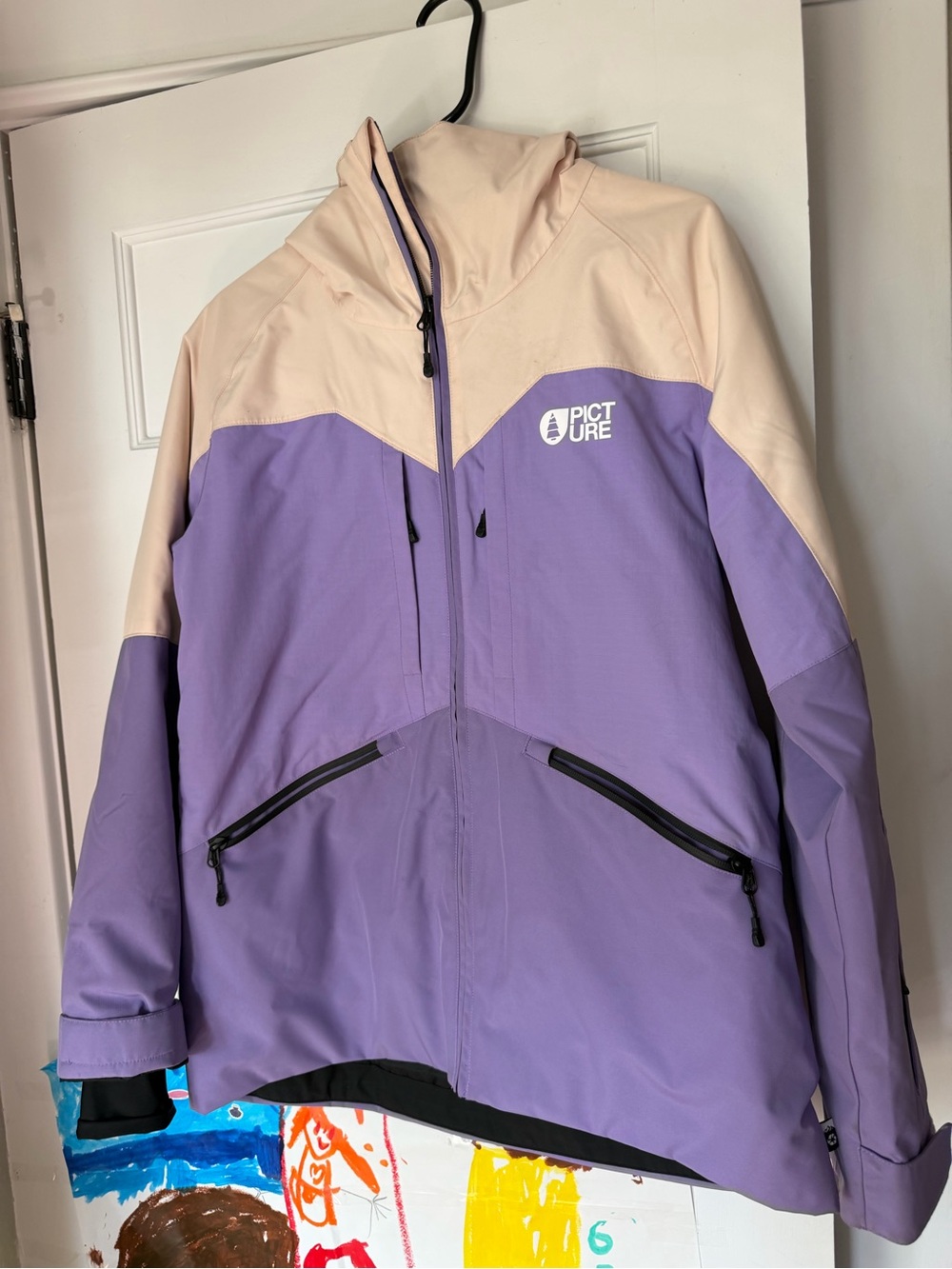 Picture Organic Lilac & Cream Women's Winter Coat - insulated